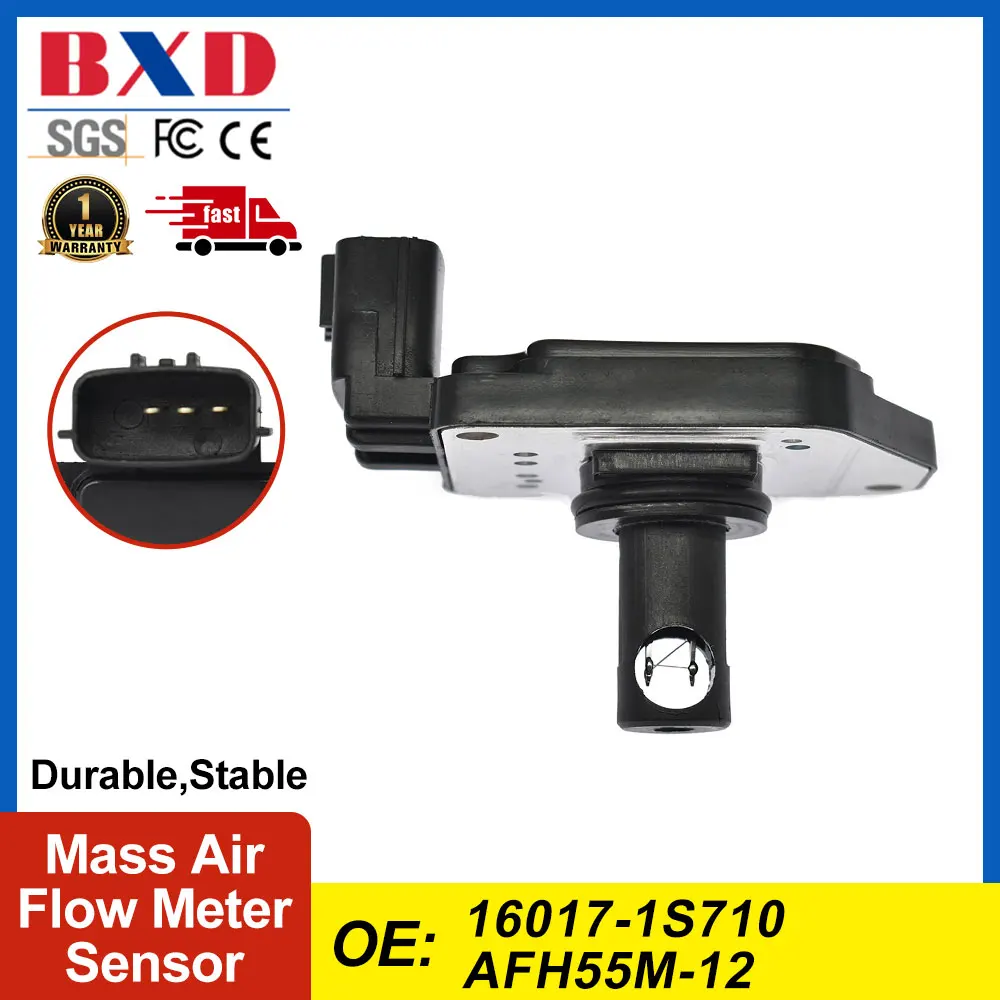 

MAF Mass Air Flow Meter Sensor 16017-1S710 AFH55M-12 For Nissan D21 PICKUP 2002, Frontier 1998-2004, Tsuru Xterra 2000-2004