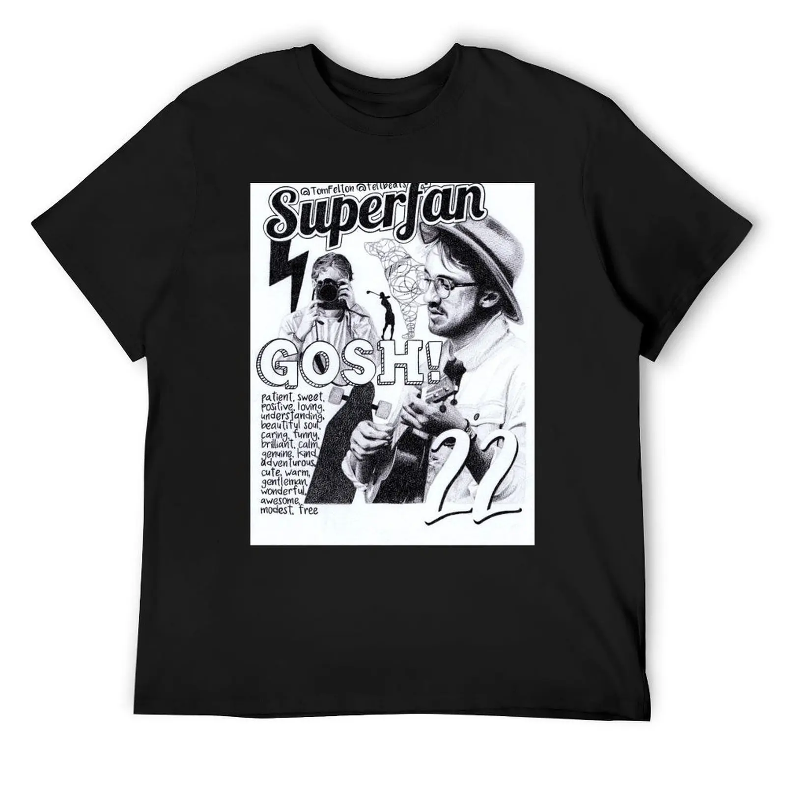 Feltbeats GOSH Design T-Shirt plus sizes vintage anime shirt quick-drying mens t shirts