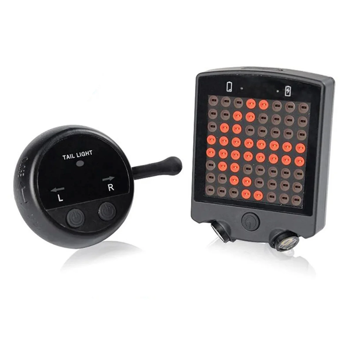 New Bike Warning Tail Light USB Rechargeable Smart Wireless Remote Control Turn Signal Warning Brake Light Riding Equipment