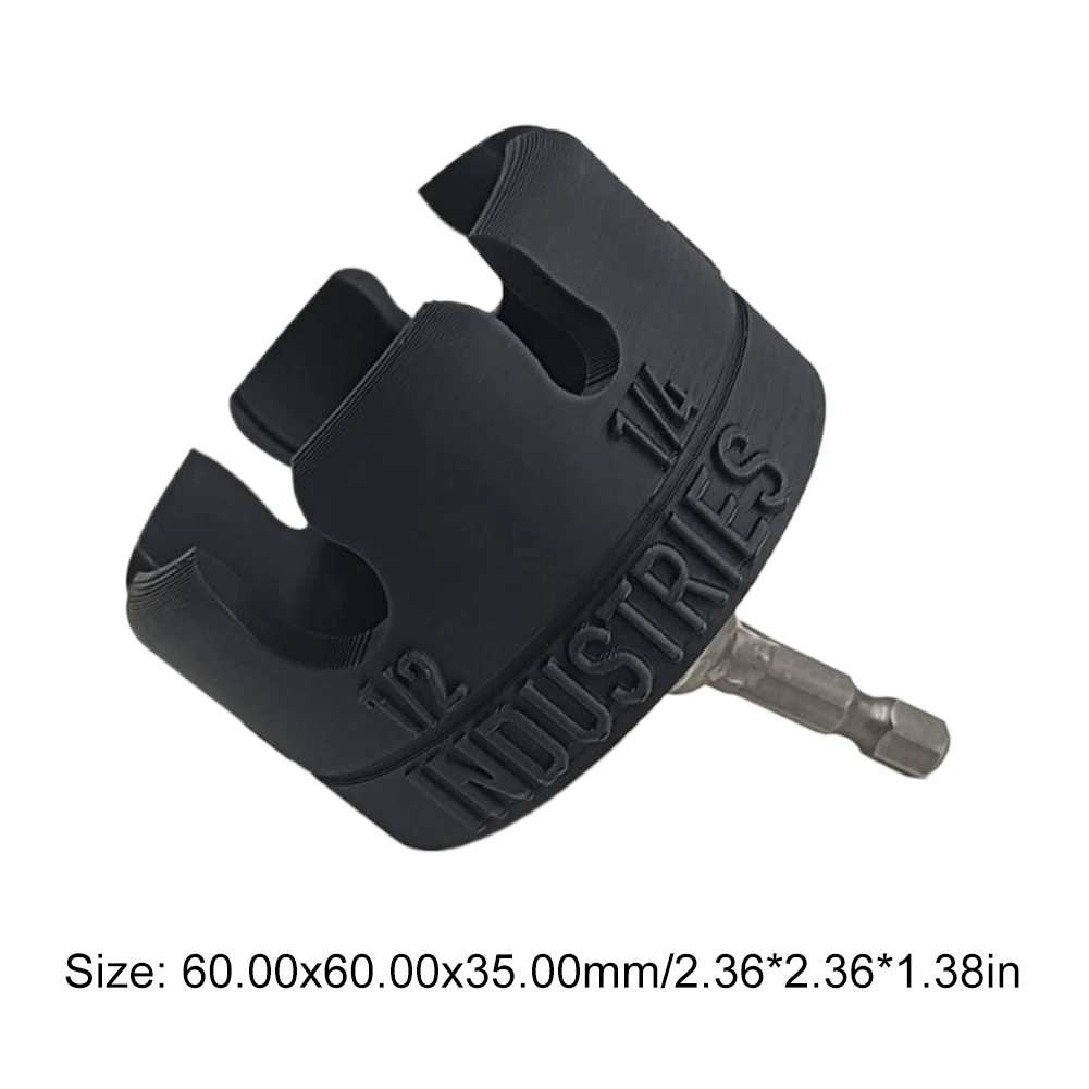 

Nut Drill Bit Socket Multifunction Hex Shank Nut Driver Extractor Portable Bolt Extractor Tool for Fast Nut and Bolt Removal