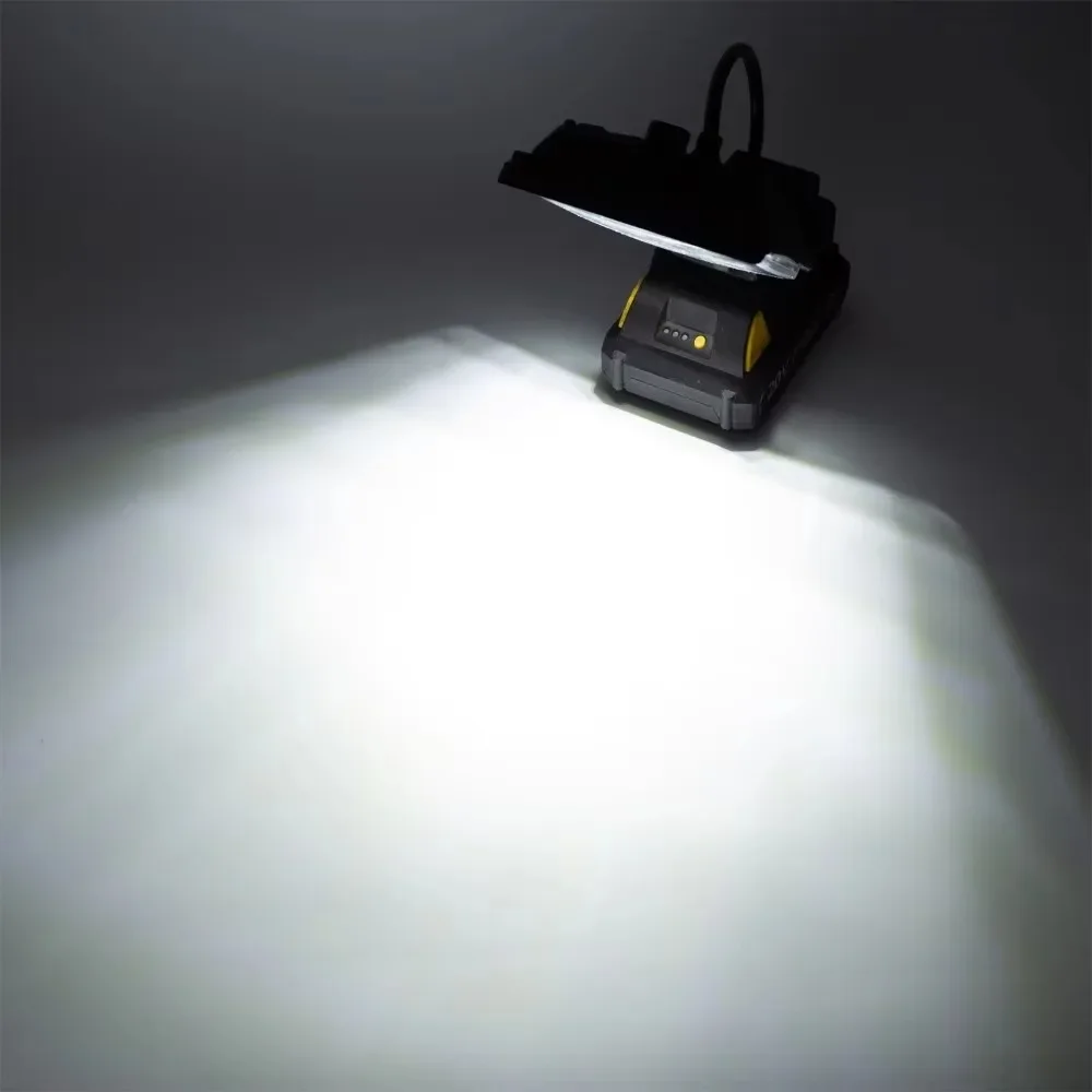 Imagem -04 - Luz de Trabalho Led sem Fio para Deko 20v Max Luz de Acampamento Externa Portátil Alimentada por Bateria com Usb 5v3a 9v2a 12v1.5a sem Bateria