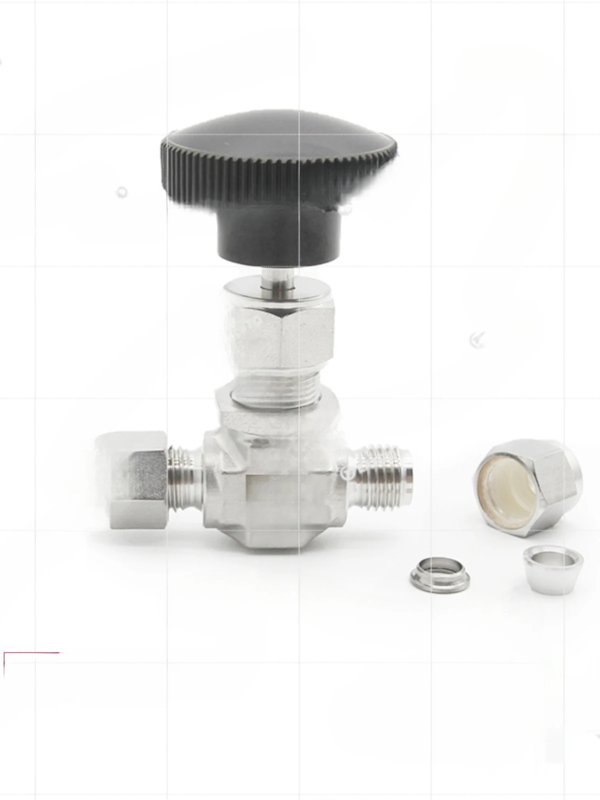 316L stainless steel high pressure ferrule needle valve globe valve air source flow control valve high pressure corrosion