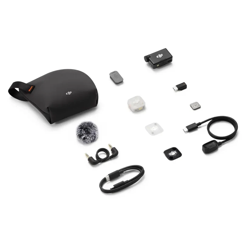 DJI Mic Mini 2S (1 TX + 1 RX) Internal Recording Mini Wireless Mic