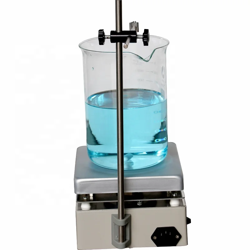 HAIJU LAB Factory Supply Attractive Price 17x17cm Aluminium Panel Hot Plate Magnetic Lab Stirrer image 3
