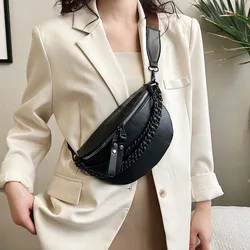 fashion Brand Women Crossbody Chest Bag soft Leather Waist Bag Luxury ladies Shoulder Bags Phone Packs Designer Chest Pack Purse