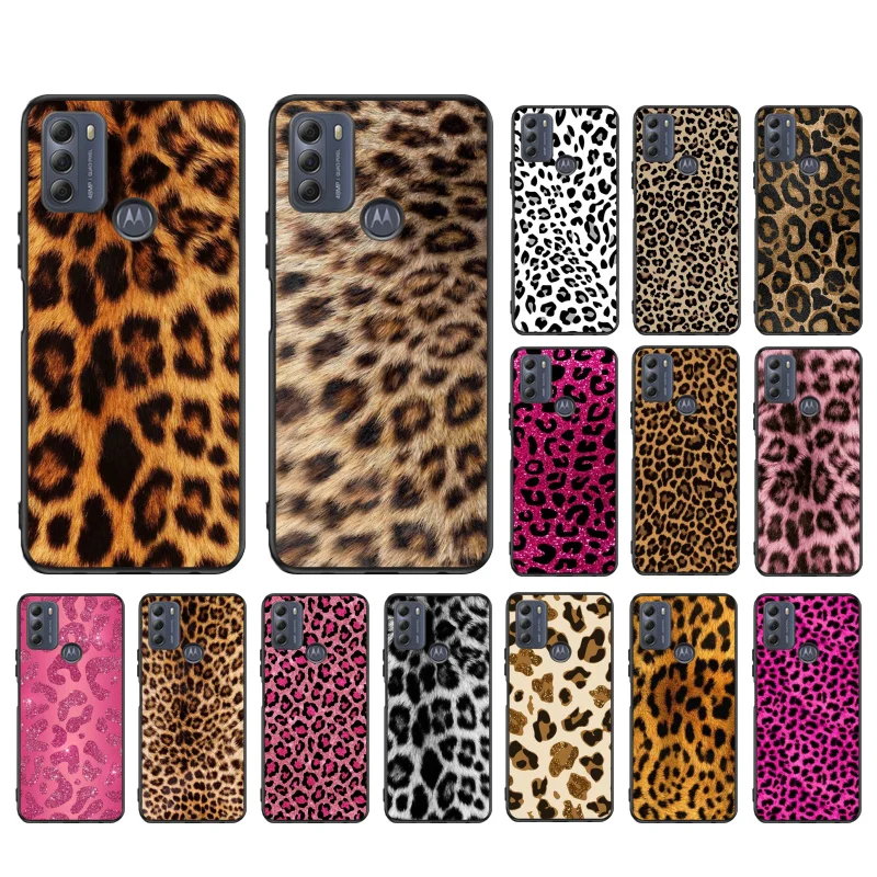 Animal Leopard Cheetah Print Phone Case For Moto Edge 50 40 Pro Edge 40 30 Ultra Neo Fusion G Power G Stylus G Play E32 E20 E40 