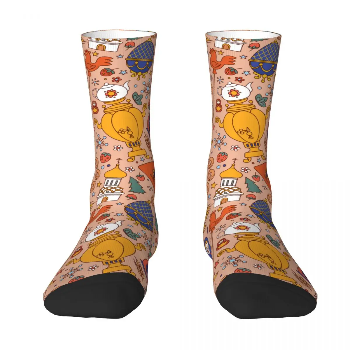 Faberge Egg Sock Printed Man Polyester