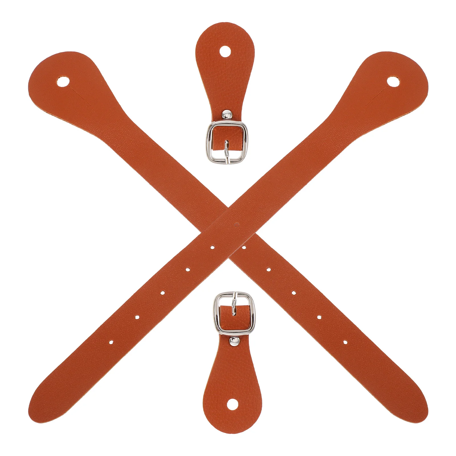 زوج واحد من الأشرطة المزيفة القابلة للتعديل لحزام ركوب الخيل الغربي للجنسين معدات أمان الفروسية