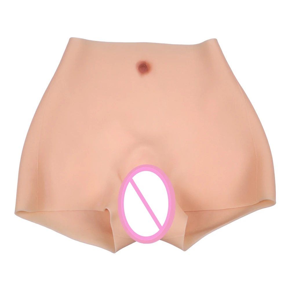 2G 91CM Enhancer Hip Silicone Realistic Vagina Panty Shemale Crossdresser Pussy Pants Transgender Artificial Sex Fake Underwear