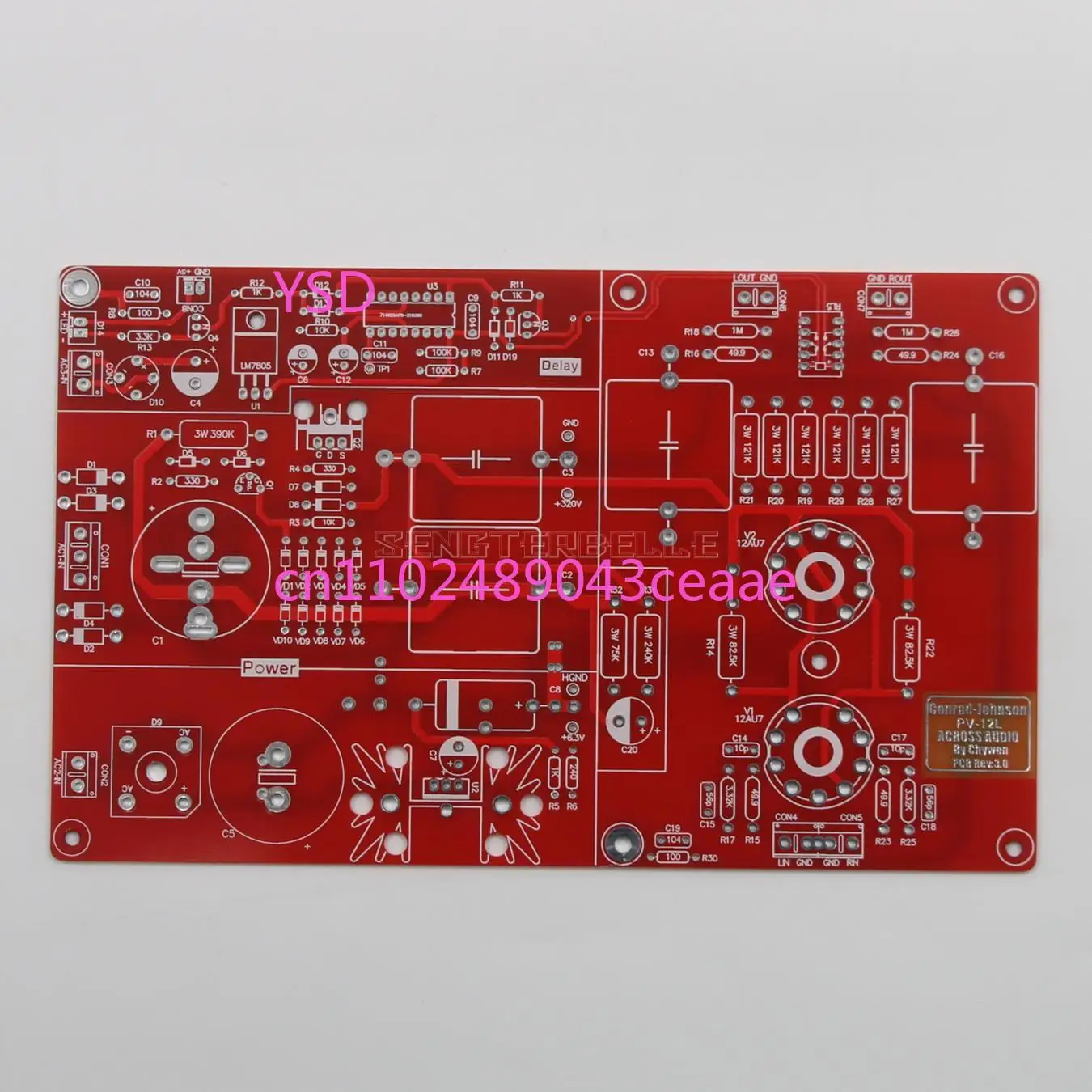Conrad-Johnson PV12 Preamp Circuit 12AU7 Vacuum Tube Audio Board Finished & Kit & PCB Optional 5