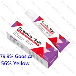 Goosica-crema 79.9% amarilla para el cuidado de tatuajes, maquillaje permanente, delineador de cejas, labios, Piercing, 10g, 56%