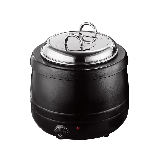 

Commercial Restaurant Supplies Catering Soup Kettle Electric Food Warmer 13L Stainless Steel Soup Bucket Kettle