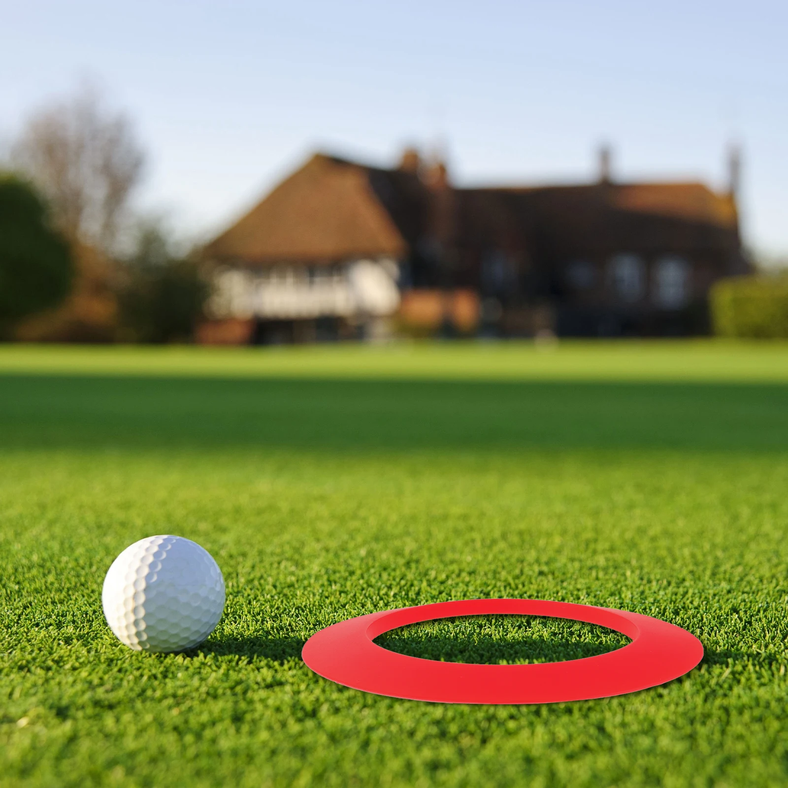 

1pc Golf Hole Cups Rings Portable Putting Trainer Target Durable Silicone Training Ring Practice Cup Reducer For Outdoor