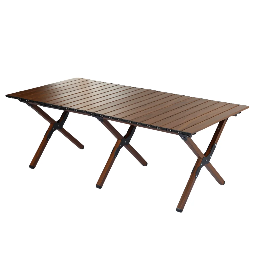 

Outdoor Folding Table and Chair Picnic Stand Camping Egg Roll Folding Table Road Trip Barbecue Portable