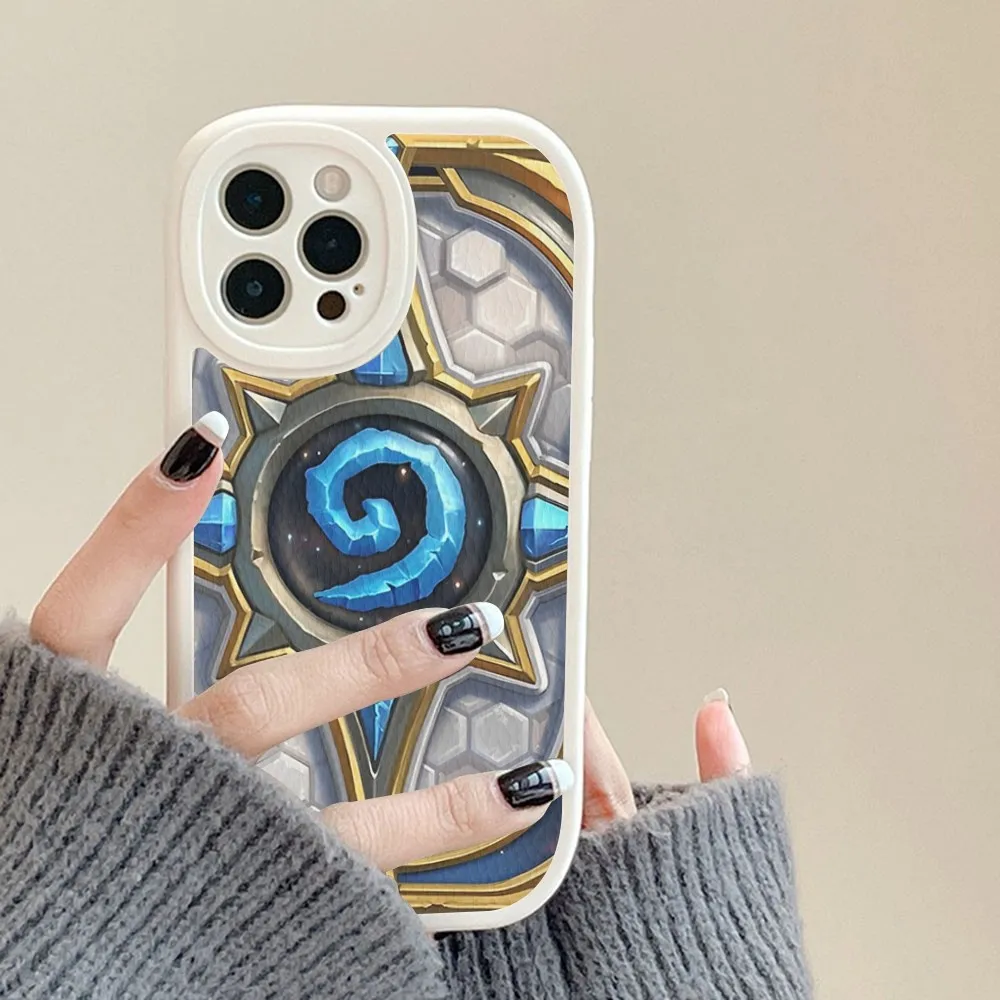 H-Hearthstones Phone Case Hard Leather For iPhone 14 13 12 Mini 11 14 Pro Max Xs X Xr 7 8 Plus Fundas