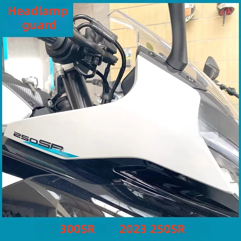 

For CFMOTO 300SR 2023 250SR Motorcycle Parts Side Downforce Naked Headlight Protective Cover Housing Deflector Cover Accessories