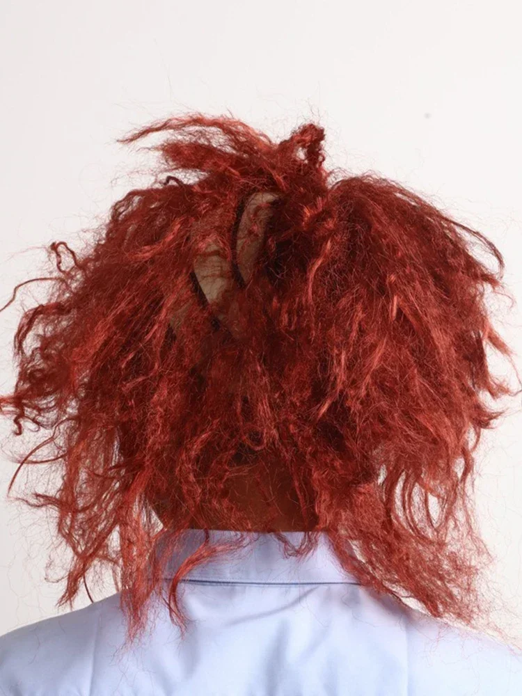 Máscaras de terror de Halloween para adultos, máscara de vampiro monstruo zombi, disfraz de látex, casco de cabeza completa para fiesta de carnaval, utilería de Casa Encantada