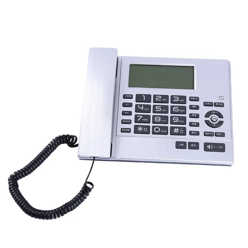 

T263 fixed telephone, home office large screen, voice number telephone