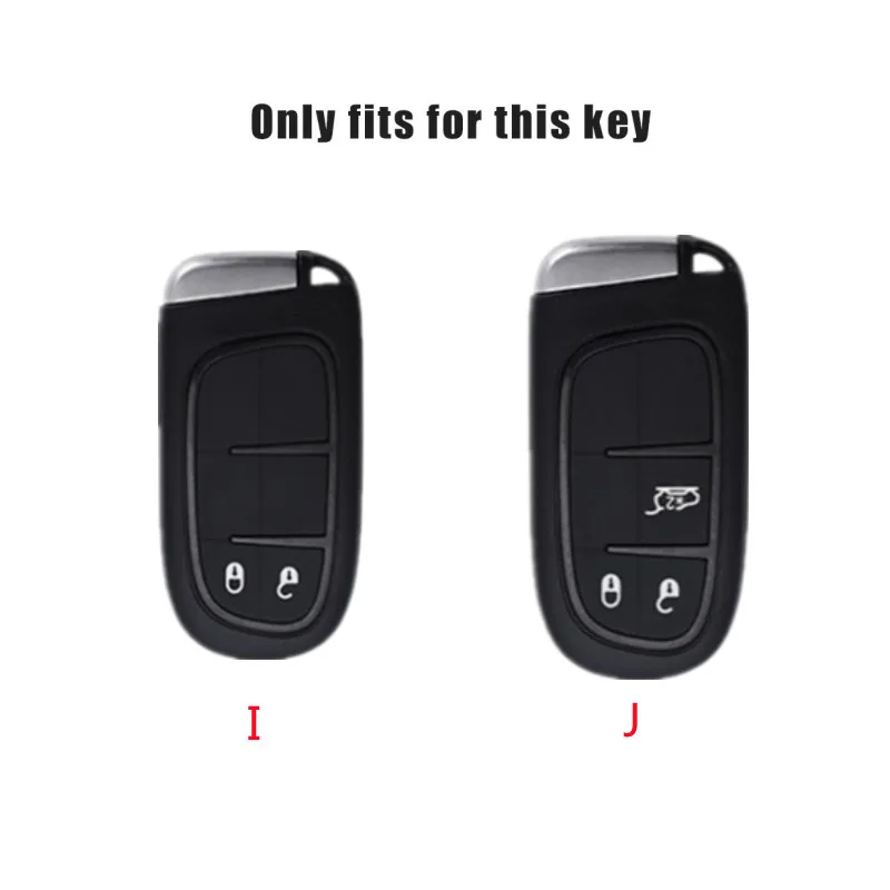 Soft TPU Fiat Car Remote Key Case Cover For Fiat Freemont 2018 500X 500 500L Chrysler 200 300 Dodge 2/3 Buttons Auto Accessories