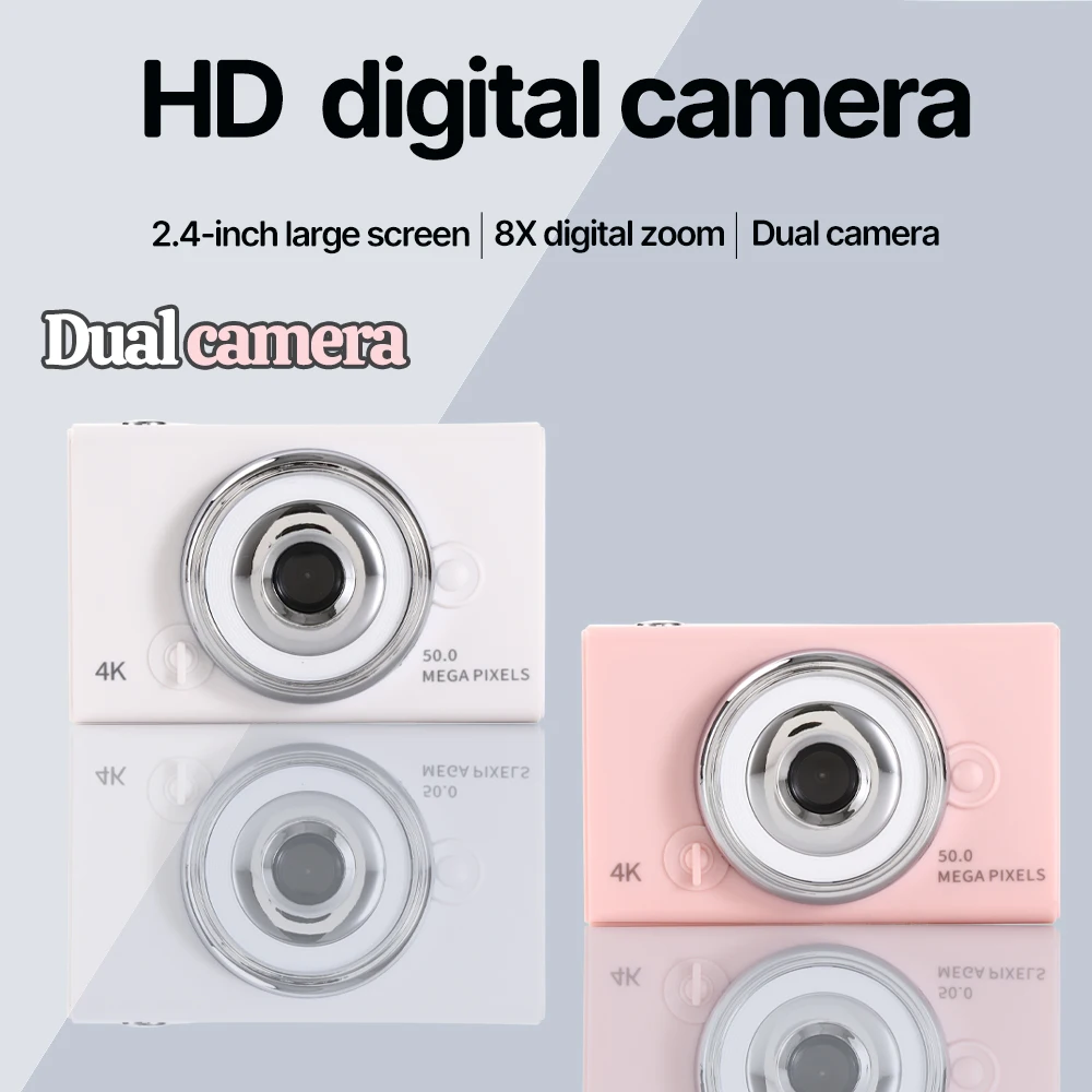 กล้องดิจิตอล HD 1080P โฟกัสอัตโนมัติ กล้องวิดีโอสำหรับถ่ายวิดีโอ 56MP พร้อมหน้าจอขนาดใหญ่ 2.4 นิ้ว กล้องวิดีโอสำหรับถ่ายภาพสำหรับเด็กและผู้ใหญ่