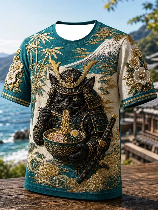 Summer 2027 Men's Best-Selling Japanese Culture Sport Shirt T-Shirt 3D Printed Sport Dri-fit Family Version Casual T-Shirt Top