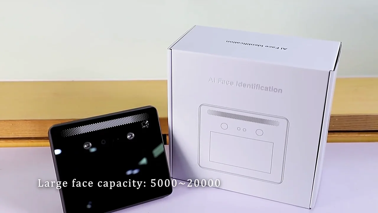 5 inch display AI face access control Staff Attendance face recognition biometric machine machine