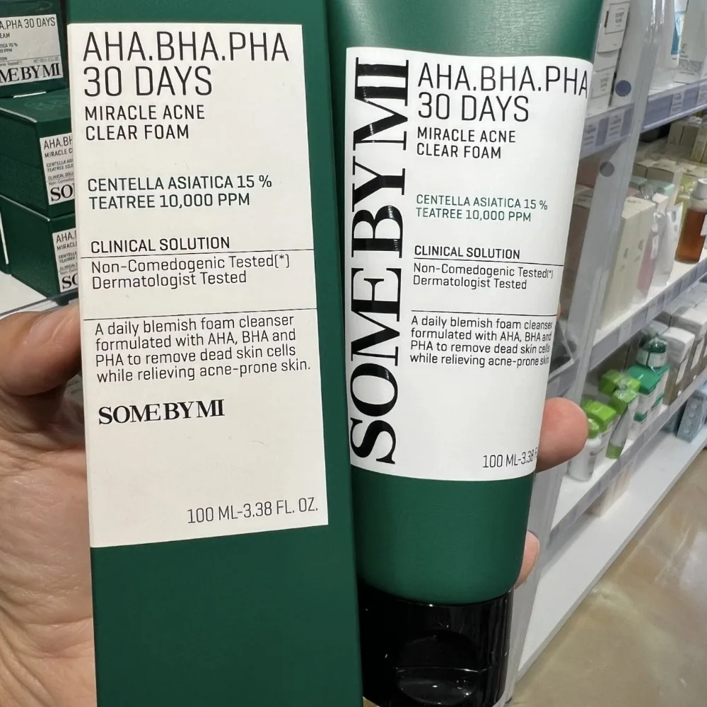 50 مللي شجرة الشاي واقية من الشمس 100 مللي منظف للوجه TRUECICA المعدنية تهدئة لهجة متابعة كريم الشمس معجزة حب الشباب رغوة واضحة العناية بالبشرة الكورية #1