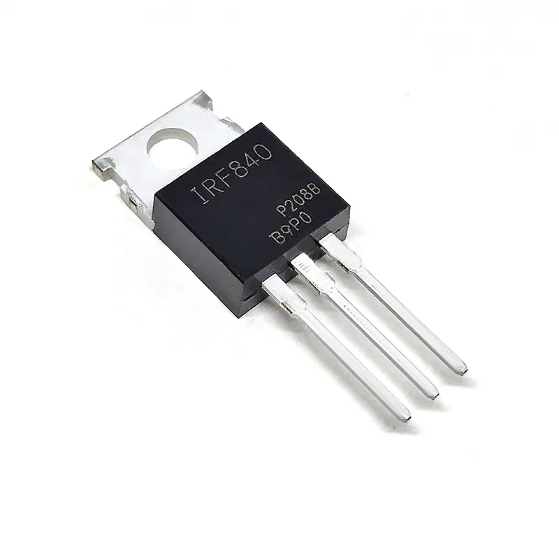 Transistor MOSFET IRF840 IRF840PBF MOS 500V 8,0 Amp, MOSFET n-chan TO-220 IRF840 n-channel, 10 unidades/lote