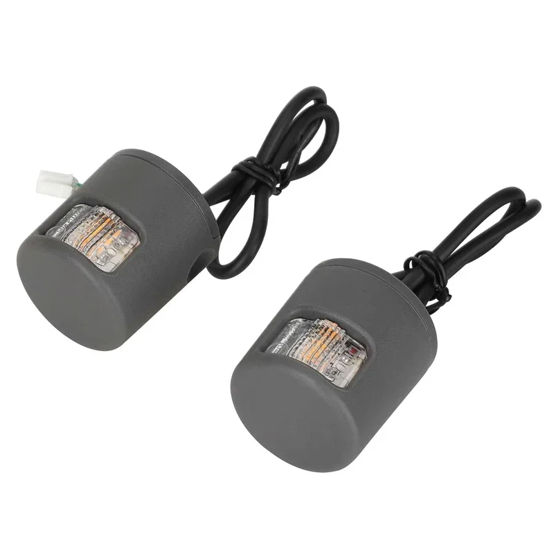 ل Xiaomi 5 Plus 4 Lite (الجيل الثاني) سكوتر كهربائي الأصلي بدوره مصباح إشارة ليلة الدراجات أجزاء السلامة 1 زوج