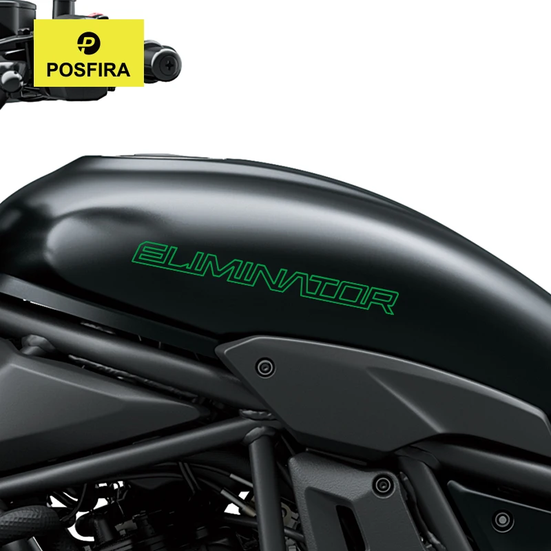 

POSFIRA Motorcycle Tank Stickers Vinyl Decals for Kawasaki Eliminator 500 SE 2024-2025 Motorbike Front Fork Sticker Accessories