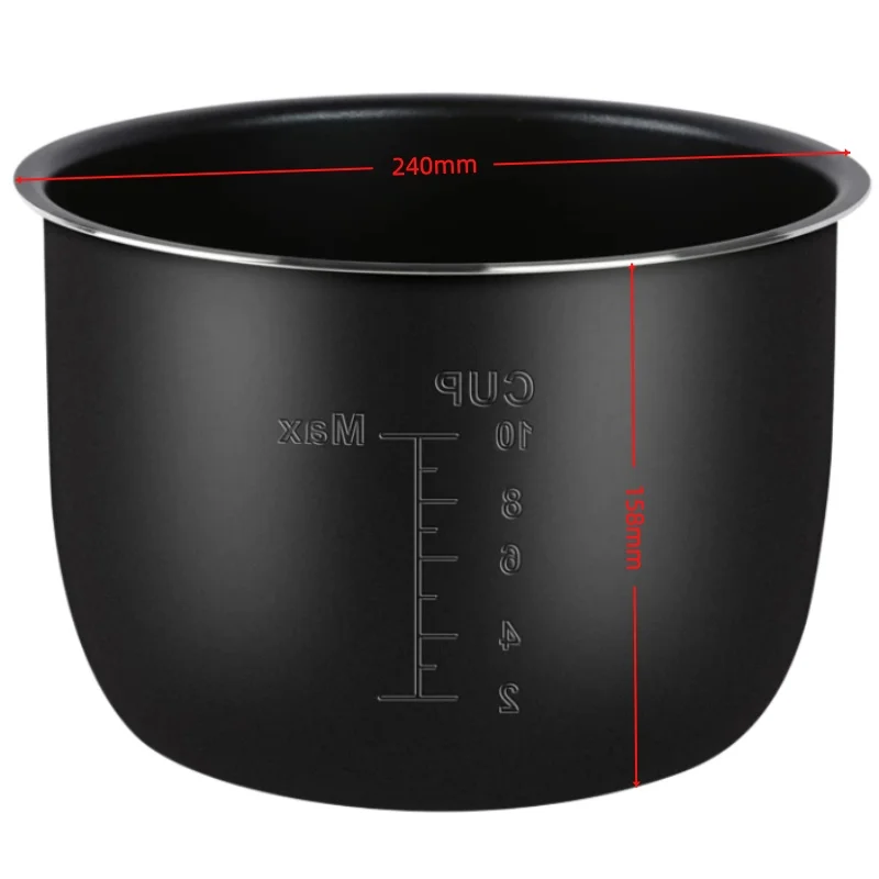 

240x158MM electric pressure cooker inner pot for Redmond RMC-PM380 replacement