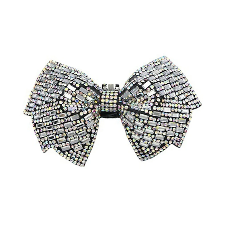 2ชิ้นคลิปหนีบรองเท้าแบบถอดได้ประดับโบว์สำหรับผู้หญิงอุปกรณ์เสริมรองเท้าแต่งสำหรับงานแต่งงาน