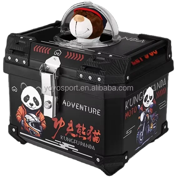 36L/45L/57L Kapazität Haustier-Transportbox Tragbare Wetterfeste Motorrad-Hundebox Motorrad-Heckbox