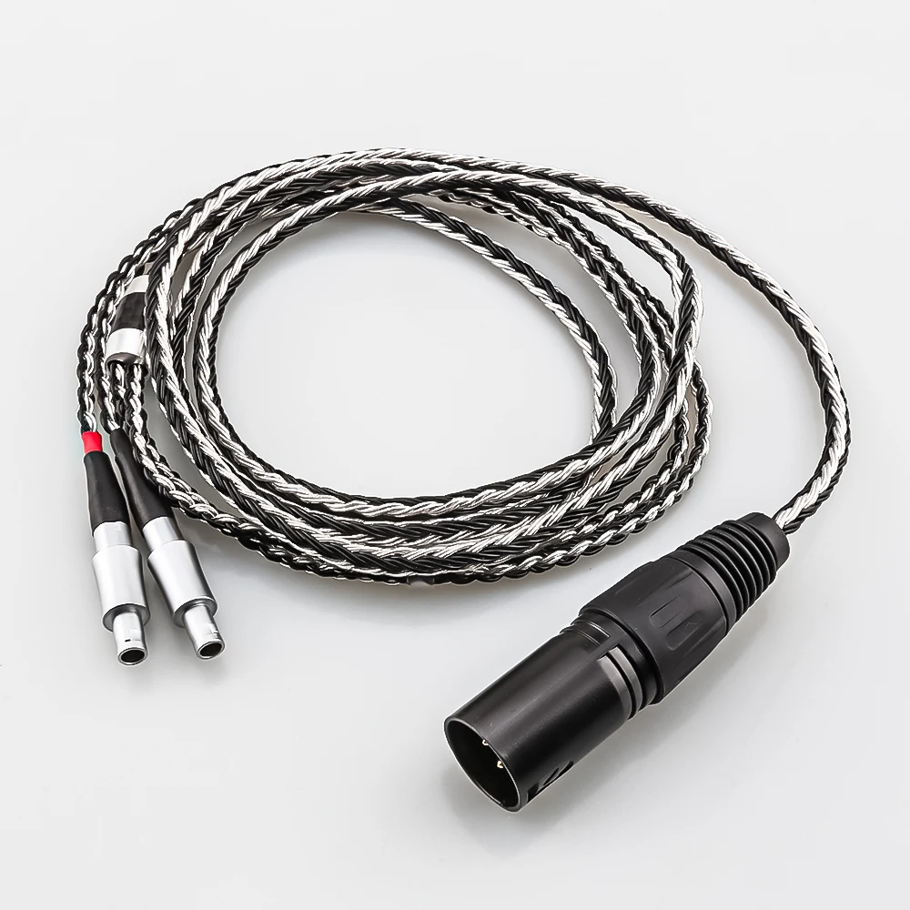 

Black White Mix 4 pin Xlr 4.4 2.5 mm 3.5 6.35 jack 16 Cores to Headphone Earphone Cable For Sennheiser hd 800 s hd800 hd800s