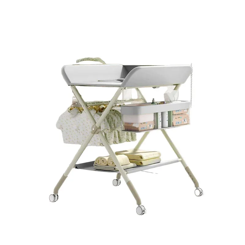 

Пеленальный столик для новорожденных, складной массажный столик для младенцев, станция по уходу за младенцами