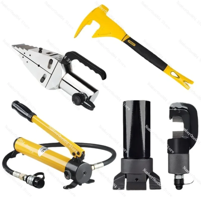 

5-Piece Portable Door Breaching Kit – Manual Hydraulic Rescue Tools for Firefighters and Emergency Response