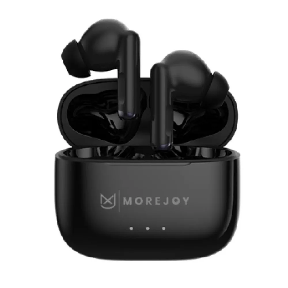 

Morejoy Wireless Headphones Active Noise Cancelling Compatible Stereo Touch Control Earphones With Microphone Headset