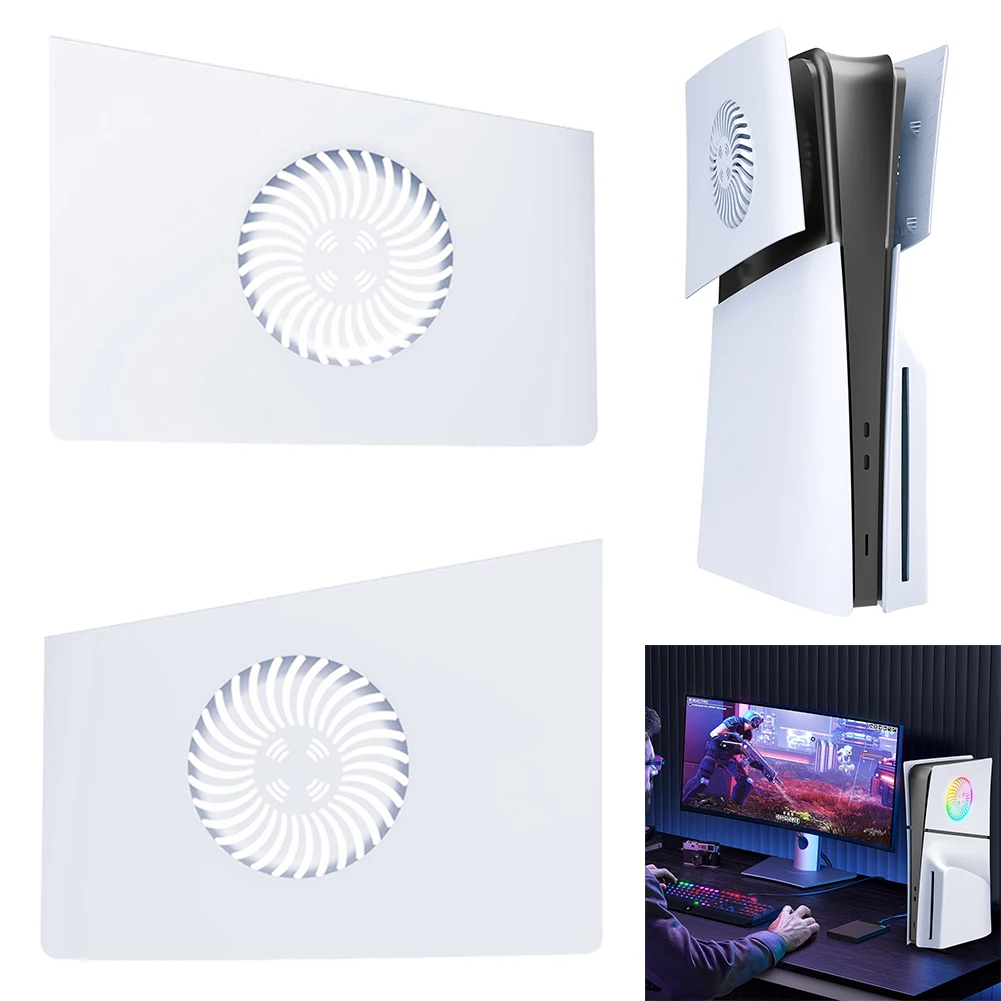 

Защитный чехол с вентиляционными отверстиями, устойчивый к царапинам, премиум-класса, из АБС-пластика, сменная лицевая панель для Playstation 5 Slim