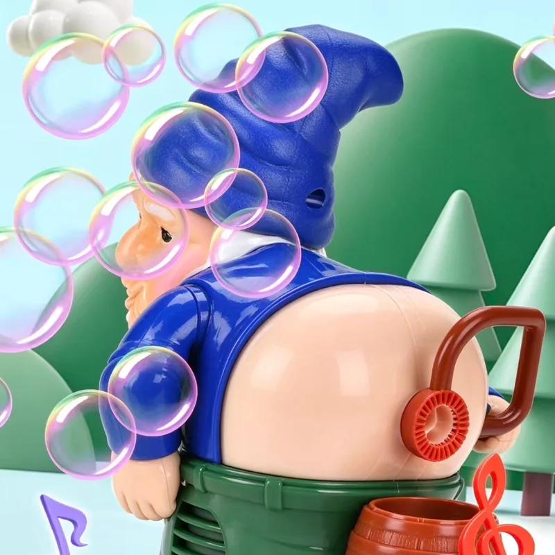 Fun Santa Claus Fart Bubble Machine Electric Automatic Bubble Machine Children's Bubble Machine Christmas Party Creative Gift