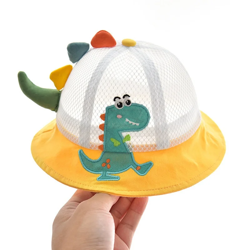 2026 Summer Sunscreen children Fisherman Hat Breathable 1-4Y Baby Girl Caps Outdoor Boy Sunshade hats Cute Cartoon Accessory  view 6