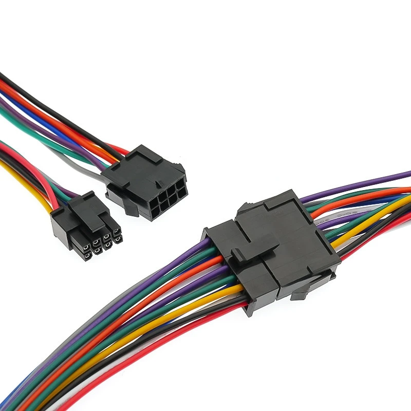 5PCS MX3.0 Double Row Terminal Wire Small 5557 Male and Female Air Plug Wire Harness 2x1/2/3/4/5/6P