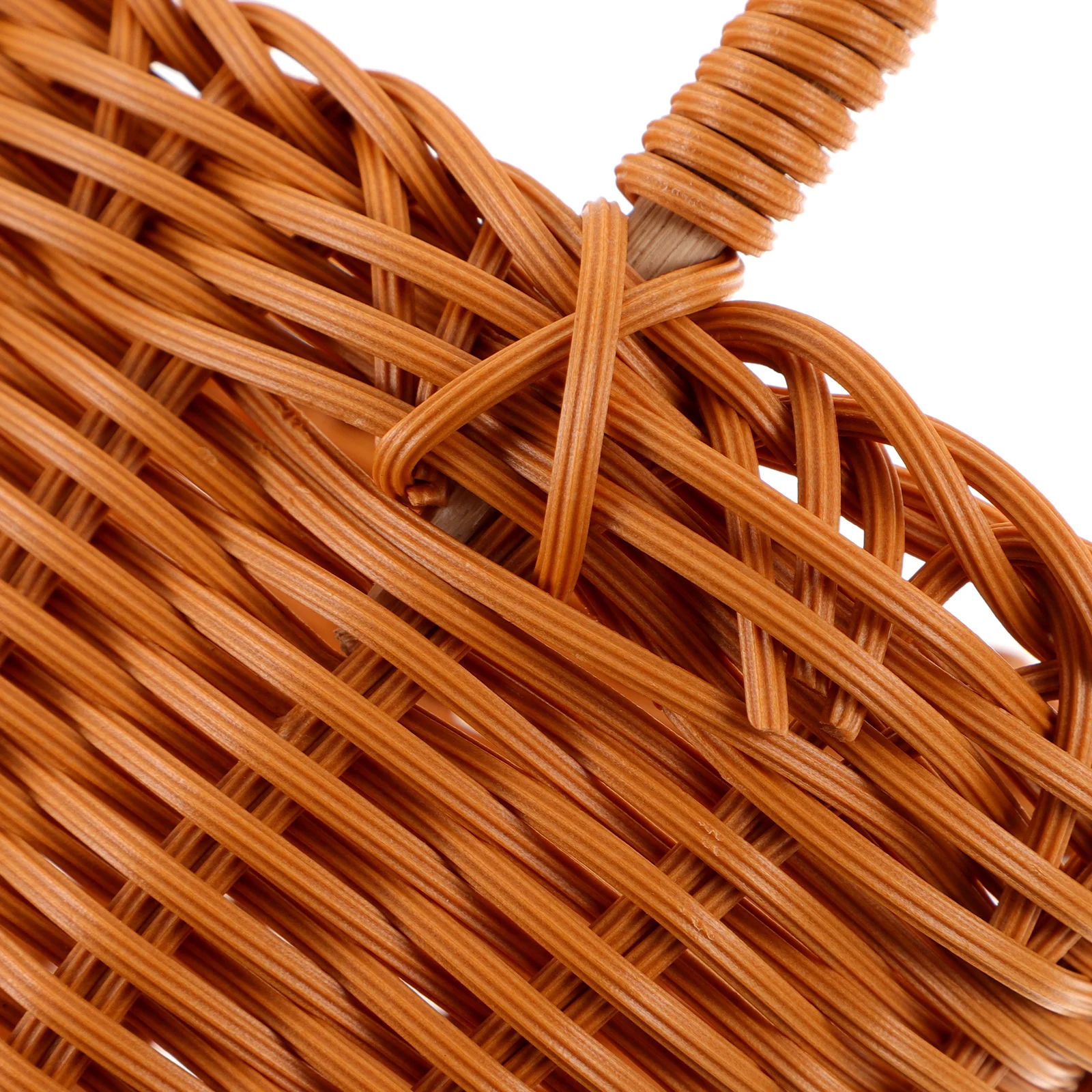 

Woven Basket for Kitchen Storage Ginger Garlic Decor Fruit Hanging PP Material Rustic Style Vegetable Basket Home Organization