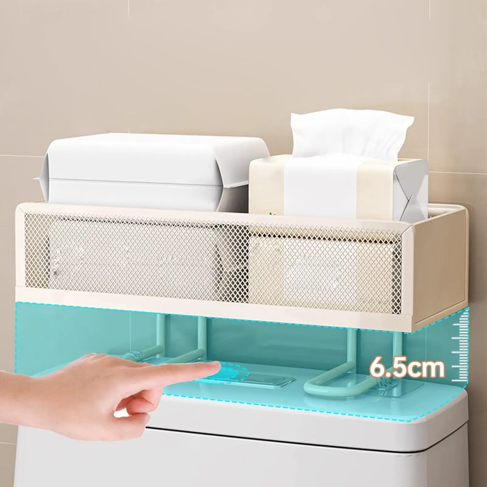 

Металлический органайзер на клейкой основе для хранения над унитазом, настенная полка для ванной комнаты, дома, туалета, кухни, прачечной