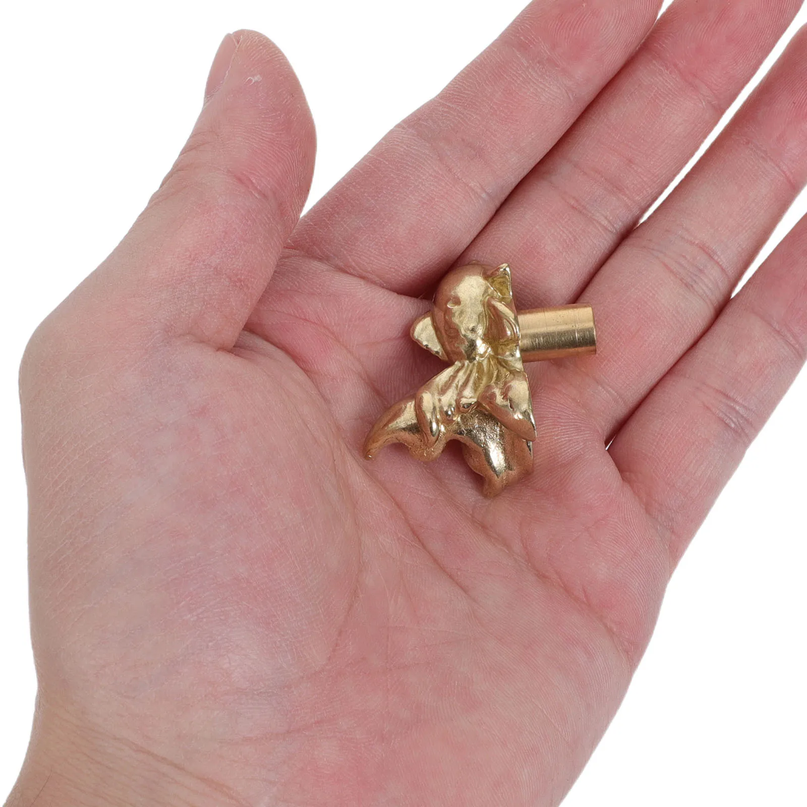 

Decorative Brass Cabinet Handles Gold Fish Shaped Knobs for Drawers Cabinets Versatile Use in Kitchen Bedroom Bathroom
