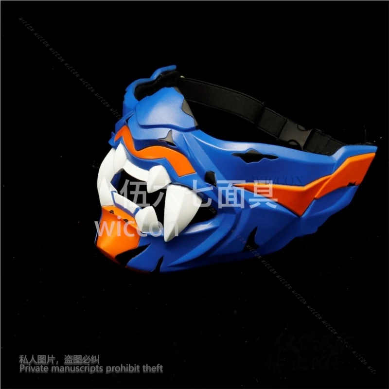 Valorant Yoru-mascarilla de resina con estampado 3D, disfraz de Cosplay, casco, sombreros geniales Y2K, accesorios de fiesta de cómic de Halloween, accesorios para hombres y mujeres