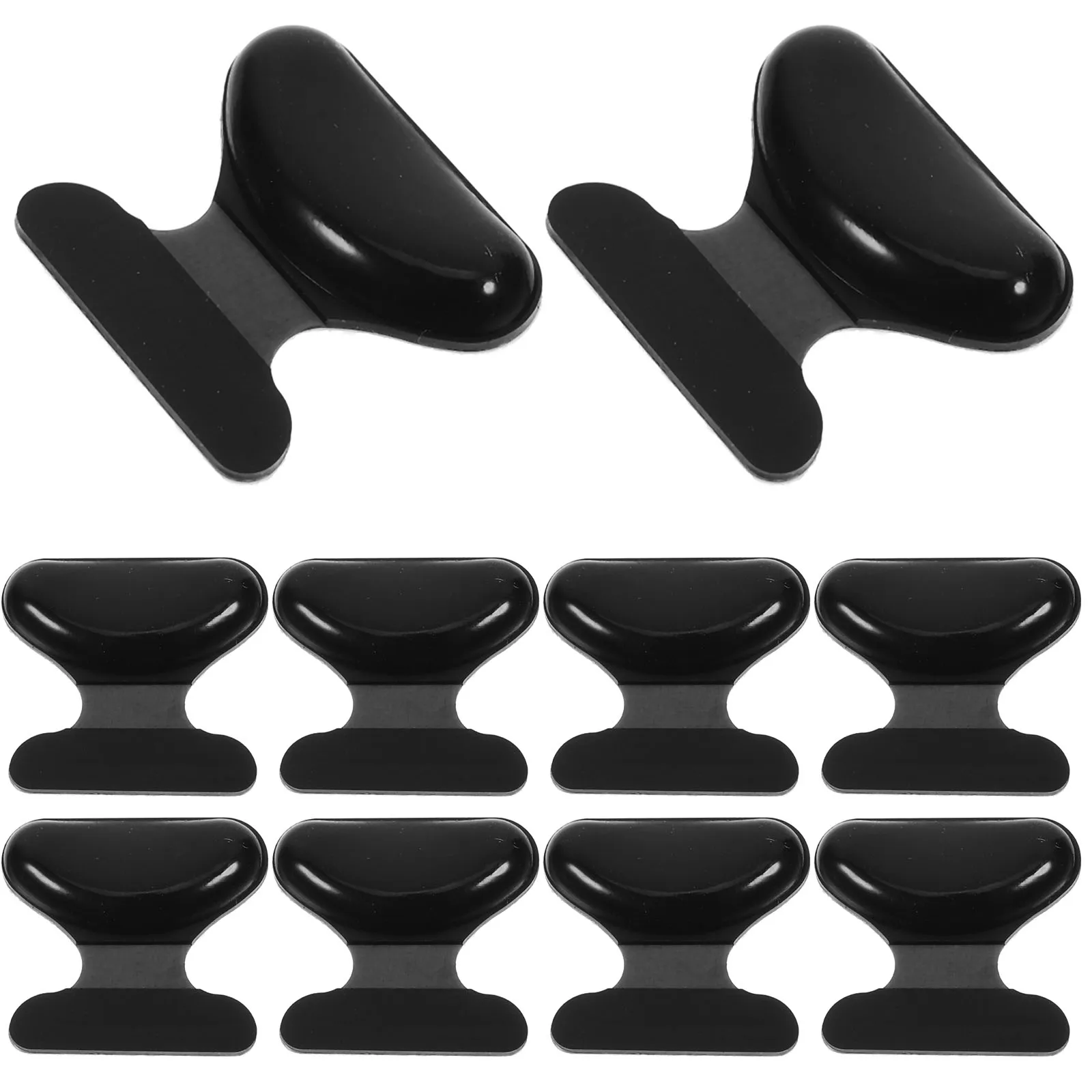 

5 Pairs Non Slip Butterfly Shaped Nose Pads 5mm Black Eyeglass Sunglasses Grips Replacement Durable Comfort Anti Slip Glasses