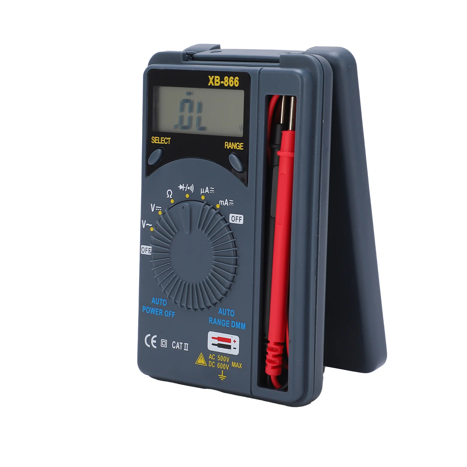 Multimeter XB866 Digital Display Multifunction Portable Wide Range High-Precision Voltmeter Testing Tool