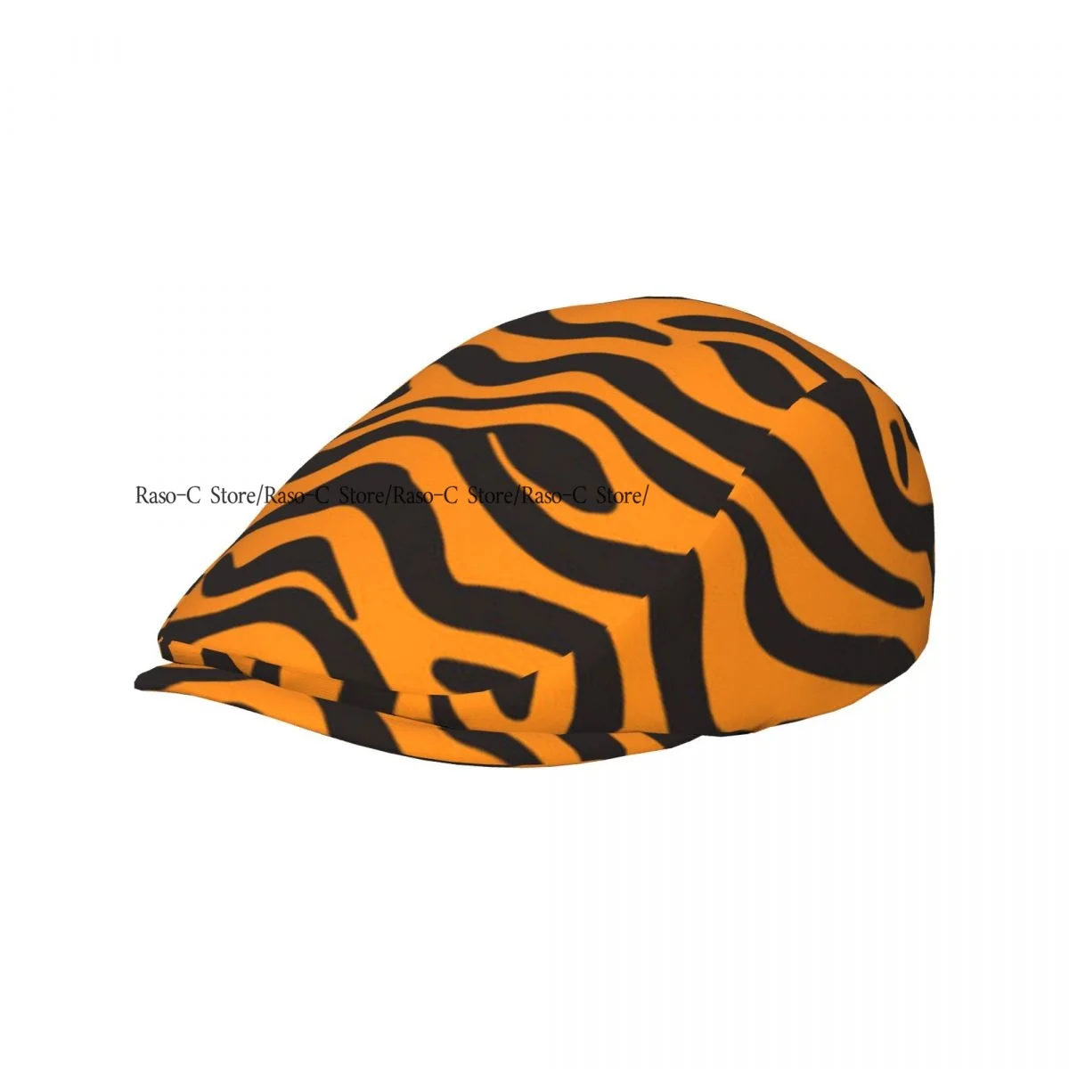 Spring Summer Adult Flat Cap Tiger Spots Unisex Newsboy Ivy Cap Light Thin Forward Beret Outdoor Hat