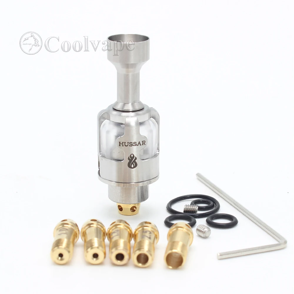 SXK Hussar AMU RBA Ss316 Airpin 1.0 + 1.2 + 1.8 + 2.5 + 3.0 + 3.5 BB/ Boro tank replacement coil for coils & atomizers - gallery image 4
