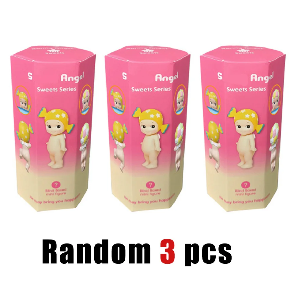 Hot Cartoon Angel Blind Box snoepfiguur unboxing plezier auto-interieur decoratie ornament verjaardag kerst pop cadeau